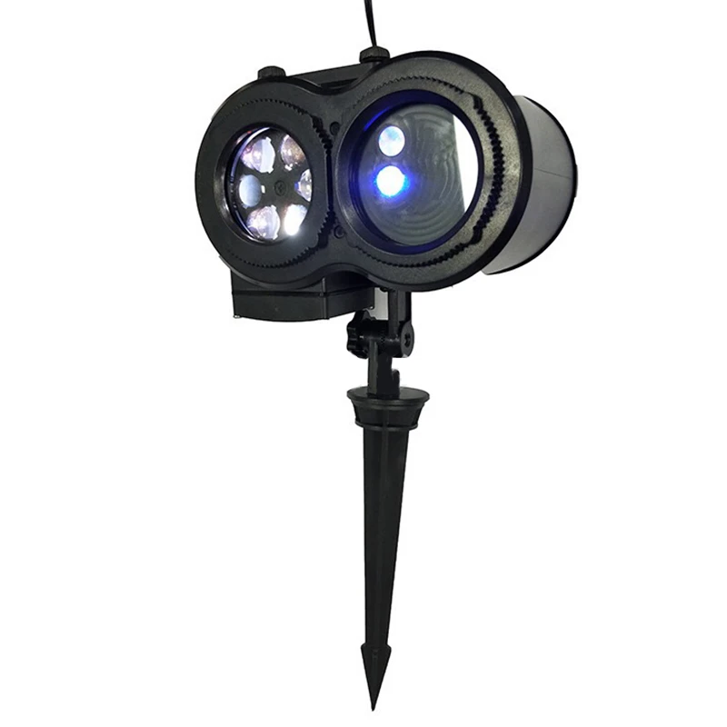 New Christmas Projector lamp double tube watermark lawn waterproof LED projector Halloween Party Garden | Освещение
