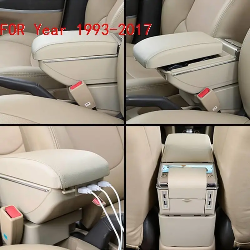 Отдыха стайлинга автомобилей Авто Arm подлокотник 93 97 98 99 2000 01 02 03 04 05 06 07 08 09 10 11 12 13 14