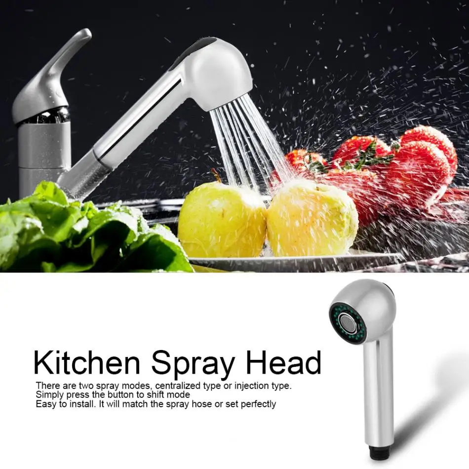 

1 Pcs Bathroom Spray Head Kitchen Tap Pull-out Faucet Nozzle Shower Spray Head Setting Replacement Part Hot Tool.