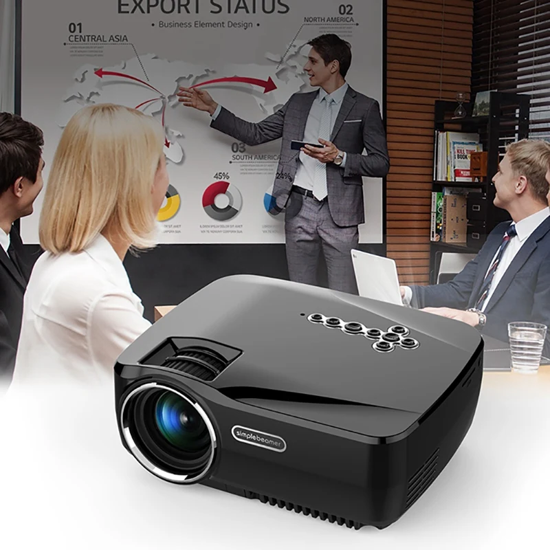 Проектор для android устройств с поддержкой Wi Fi bluetooth 4 K x 2 Видеопроектор домашнего