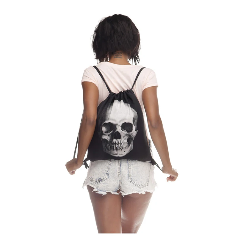 Рюкзаки унисекс с милым 3D принтом рюкзаки на шнурке вместительный школьный