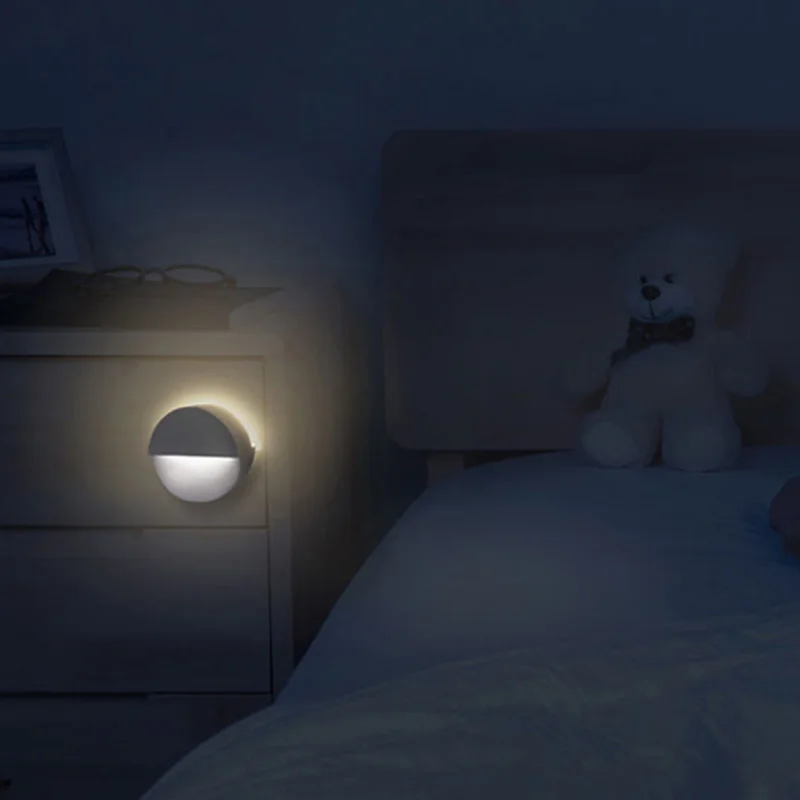 Оригинальный светодиодный ночной Светильник Xiaomi Mijia с Bluetooth ночник датчиком