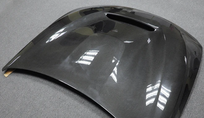 Автомобильный Стайлинг из углеродного волокна GTS Стиль Капот глянцевое волокно