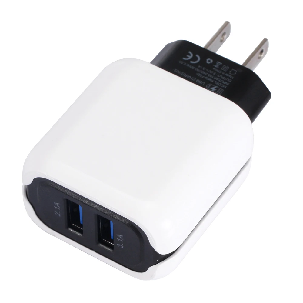 Зарядное устройство LEORY с двумя USB-портами 5 в 2 1 А 3 штепсельная вилка стандарта