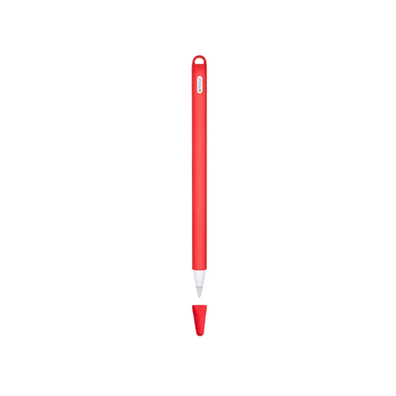 Мягкий силиконовый чехол для Apple Pencil 2 го поколения iPad крышка с наконечником
