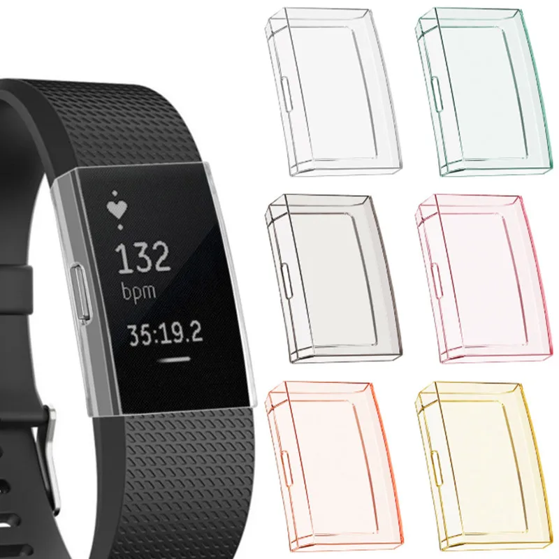 Ультратонкий Мягкий защитный чехол из ТПУ для Fitbit Charge 2 сменные детали наружного