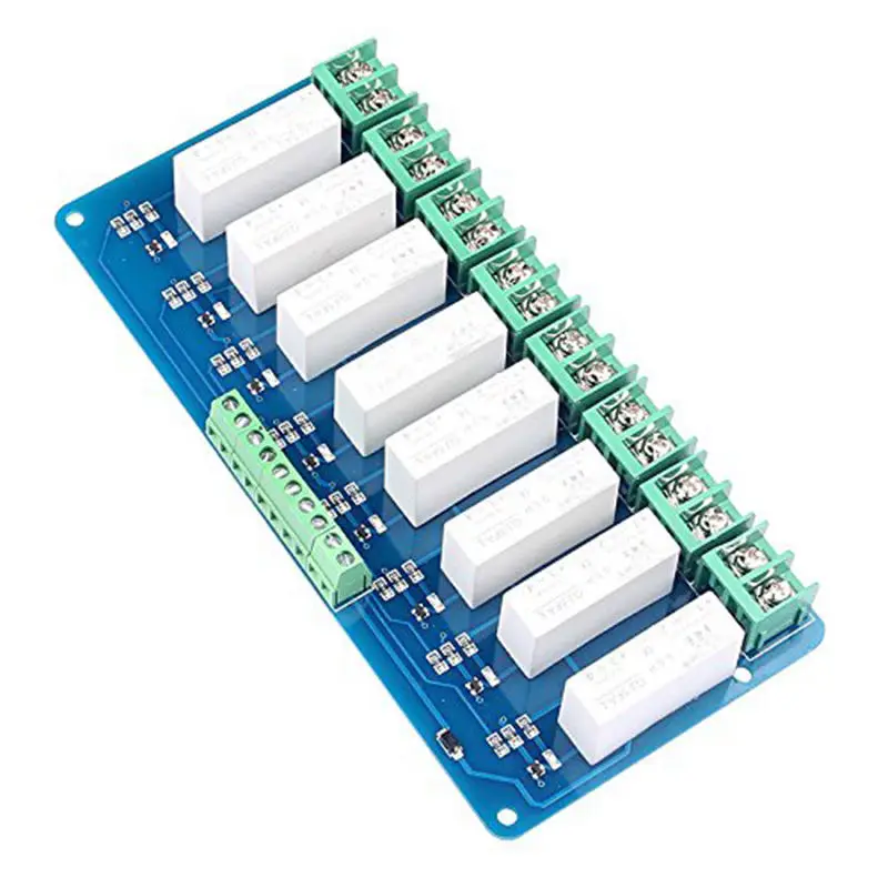 8 канальный Ssr 5A Dc 5 V 220 твердотельные реле малые мощные вход 3 ~ 5Vdc выход 220Vdc|Сетевые