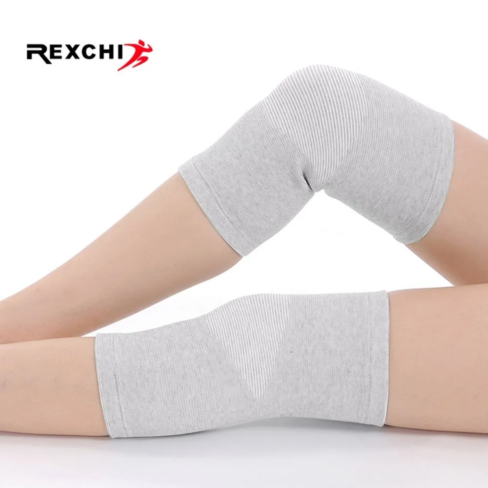 REXCHI 1 пара теплые наколенники бамбуковый уголь Защитное снаряжение для женщин и