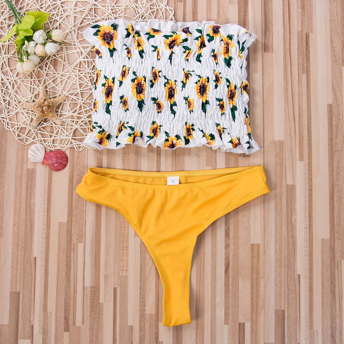 Women's Bikini Fashion Swimming Suit Soft Beach New Elastic Crop Tops + Briefs | Спорт и развлечения