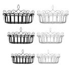 Настенный подвесной держатель для цветов, корзина для дома, гостиной, декоративные полки для балкона, подвесная стойка для цветочных Горшков