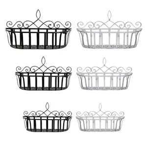 Настенный подвесной держатель для цветов, корзина для дома, гостиной, декоративные полки для балкона, подвесная стойка для цветочных Горшков