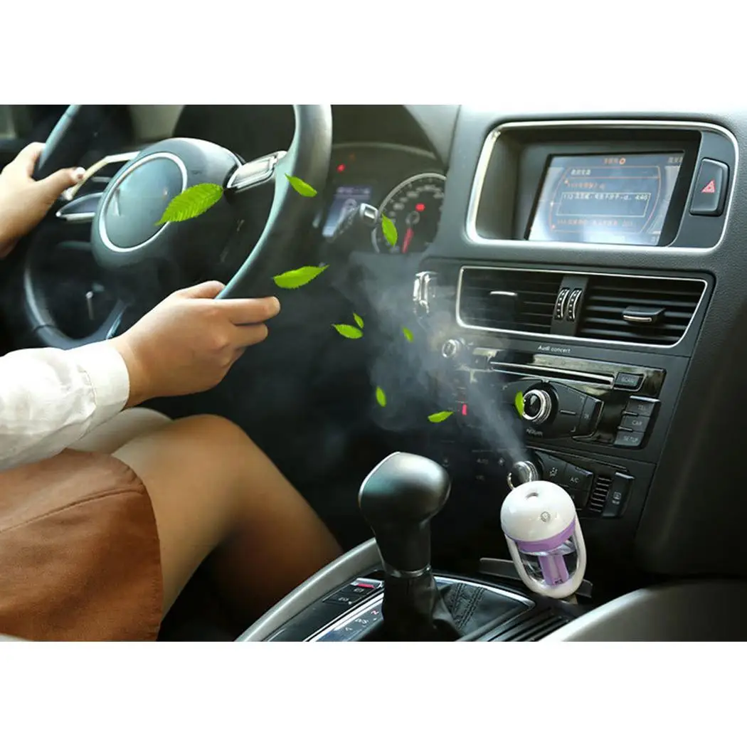 Car Portable Air Humidifier Cool Mist 120-280mA Maker Mini Aromatic 50ml Diffuser 12V 25ml/H | Автомобили и мотоциклы