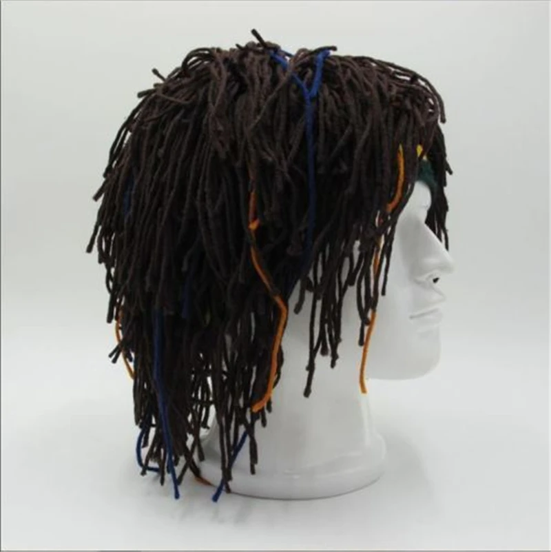 Шапка бини для парика Rasta шляпа из искусственных камней регги дредов африканские