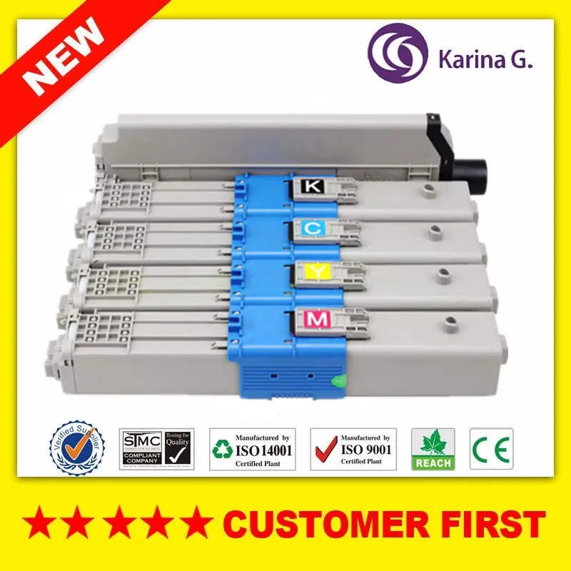 Восстановленный для цветного картриджа с тонером OKI C301 C321 Okidata и т. д.|Картриджи