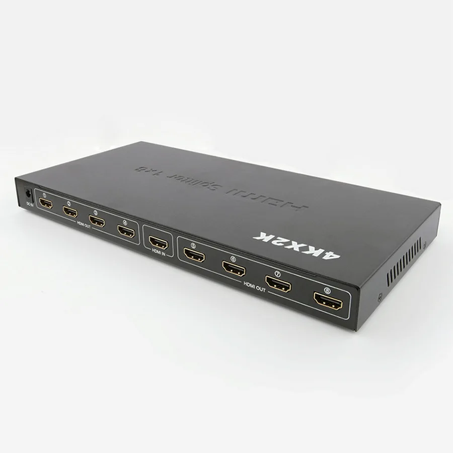 20 шт. 4K HDMI-Сплиттер порт 1X8 распределяет 1 HDMI-источник на 8 HDMI-дисплеев одновременно