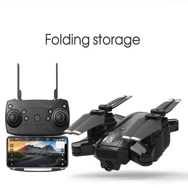 Горячая продажа SHRC H1G 1080P 5G камера HD Квадрокоптеры FPV GPS режим Follow Me складной 25