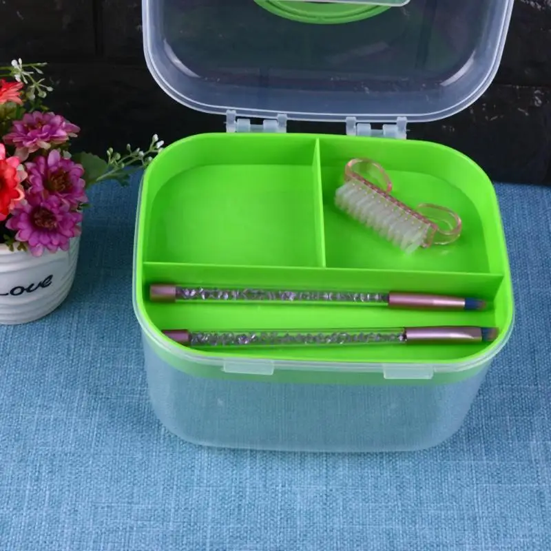 2 слоя DIY коробка для хранения Съемный Настольный прозрачный медицинский