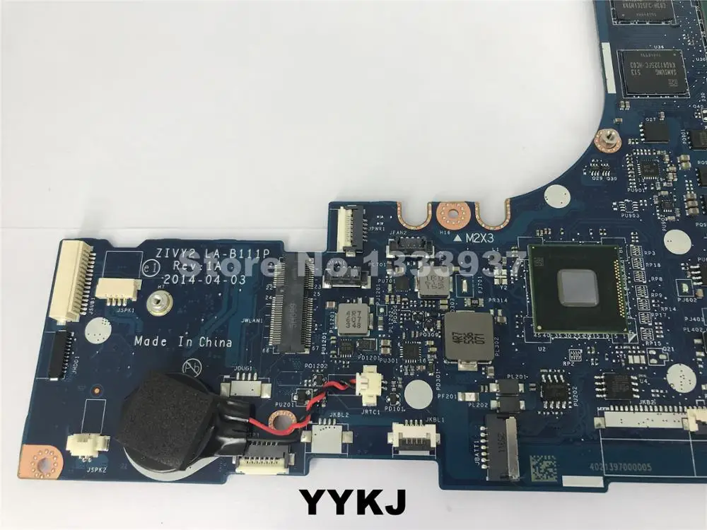 Для Lenovo Y50-70 материнская плата для ноутбука с i5 CPU GTX960M 2GB ZIVY2 LA-B111P 100%