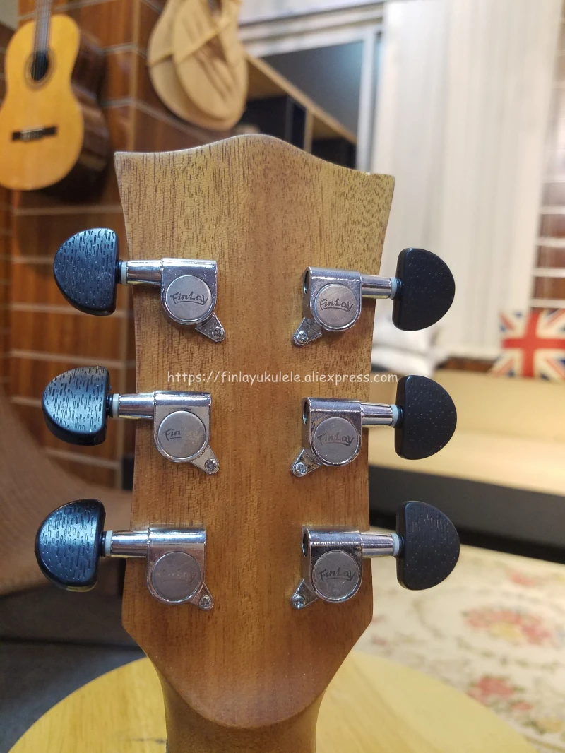 Finlay 41 &quotАкустическая гитара твердая ель/Корпус из красного дерева гитары Китай с
