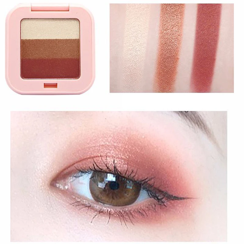 3 Цвета Палитра теней Shimmer Matte Eye Shadow Makeup| |
