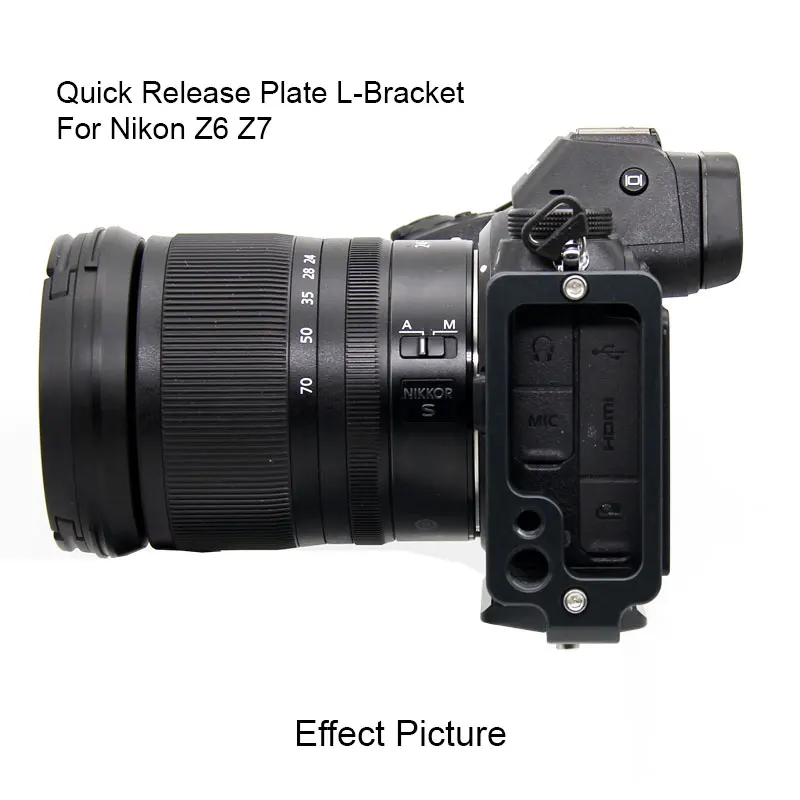 Вертикальная быстросъемная пластина QR удлинитель для камеры Nikon Z6 L держатель
