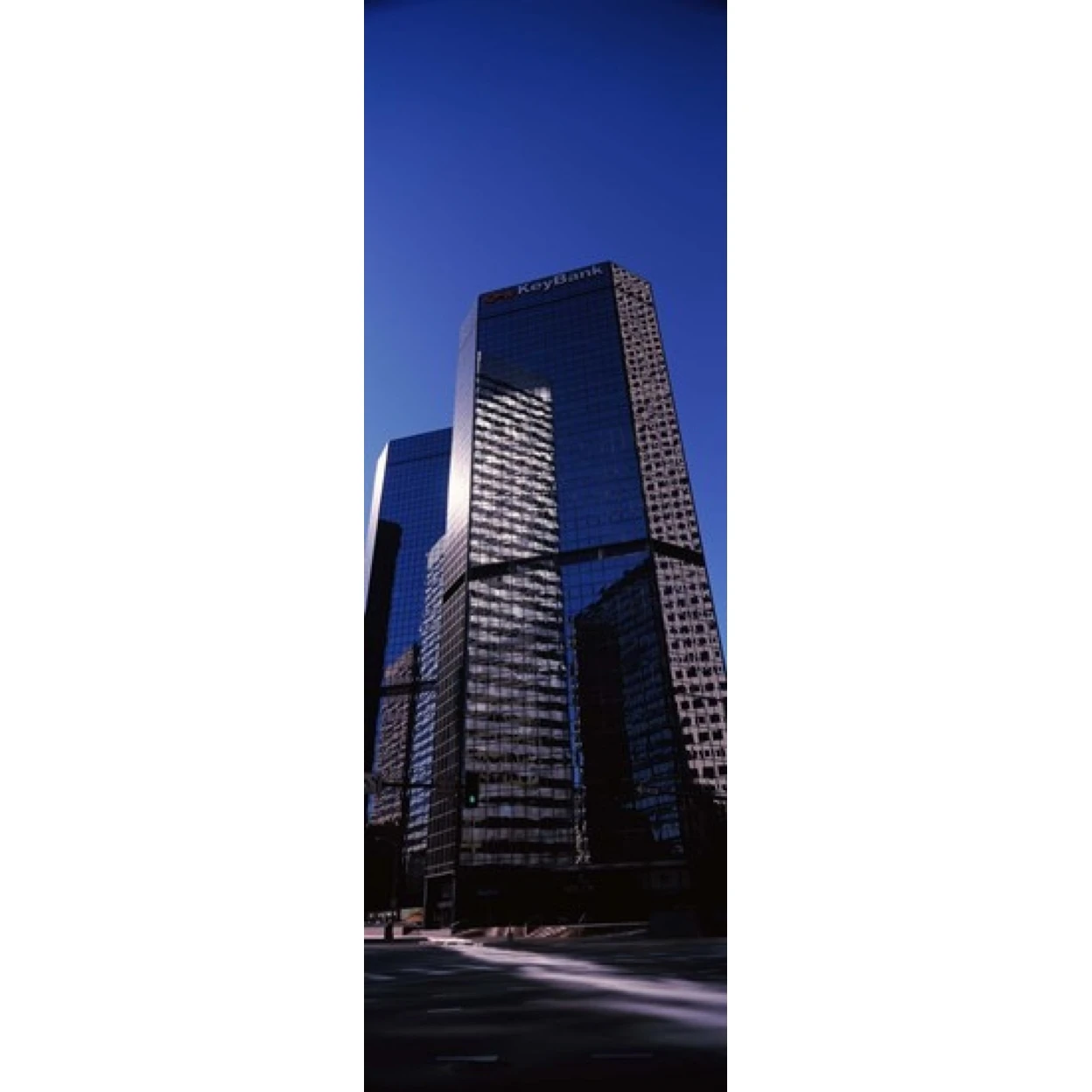 Здание банка в городе ключ банк здание Денвер Колорадо США плакат печать