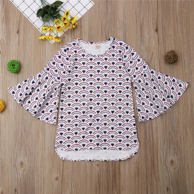 Toddler Baby Girl Dress Kid Clothes Fish Scale Outfit Bell Sleeve Party Tutu Dresses Children Costume | Детская одежда и обувь