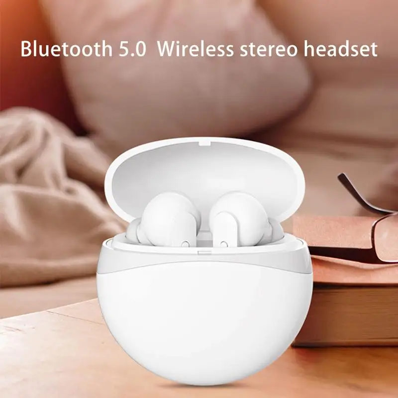 Настоящая Беспроводная гарнитура Blutooth V5.0 TWS затычка для ушей водонепроницаемые