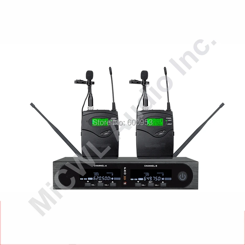 MiCWL Pro SKM9000 2x100 канальный белый черный беспроводной микрофон система|Микрофоны| |
