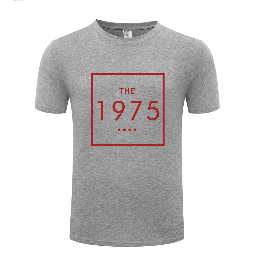

The 1975 Letter Swag Music Mens Men T Shirt Tshirt 2018 New Short Sleeve O Neck Cotton Casual T-shirt Top Tee