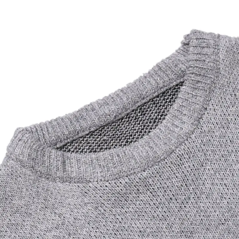 hirigin 2018 Winter Warm Men's Color Splice Long Sleeve Sweater Jumper Knitted Crew Neck Casual Stylish Pullover M-2XL | Мужская