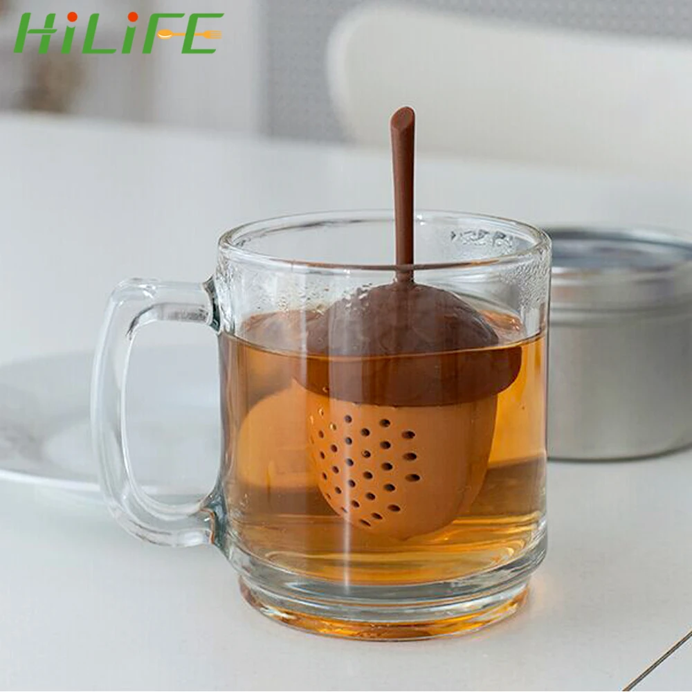 

Ситечко для чайного пакета HILIFE, ситечко для заваривания чая, силиконовая форма железа, аксессуары для кухни, гаджеты