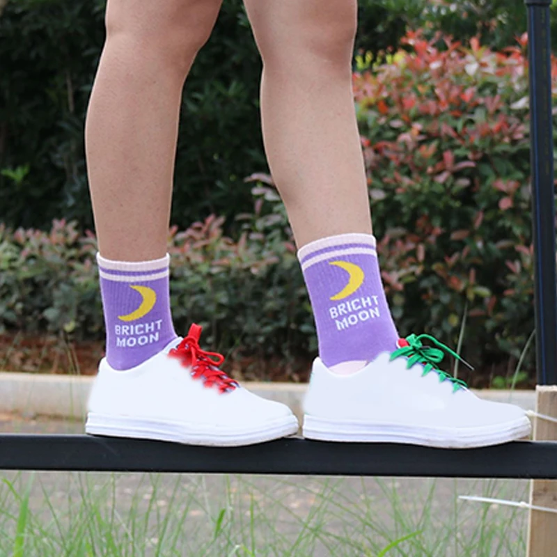 Носки хлопковые эластичные в стиле Харадзюку 1 пара | Женская одежда