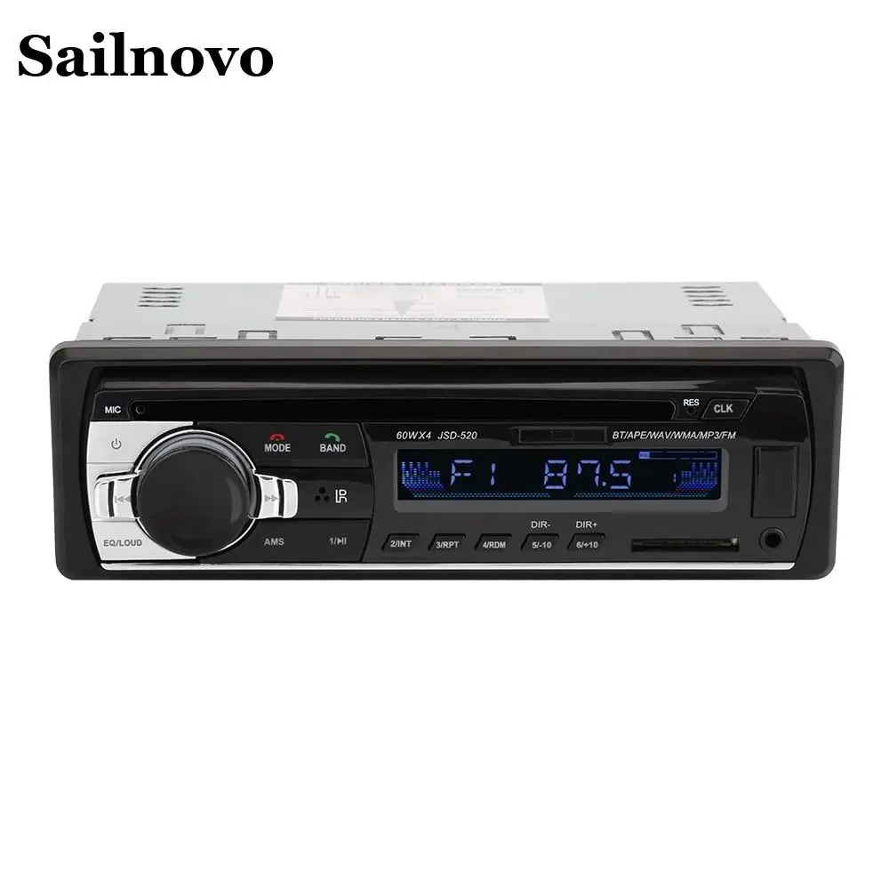 Автомобильный Радио стерео плеер Bluetooth телефон AUX IN MP3 FM/USB/1 Din/пульт