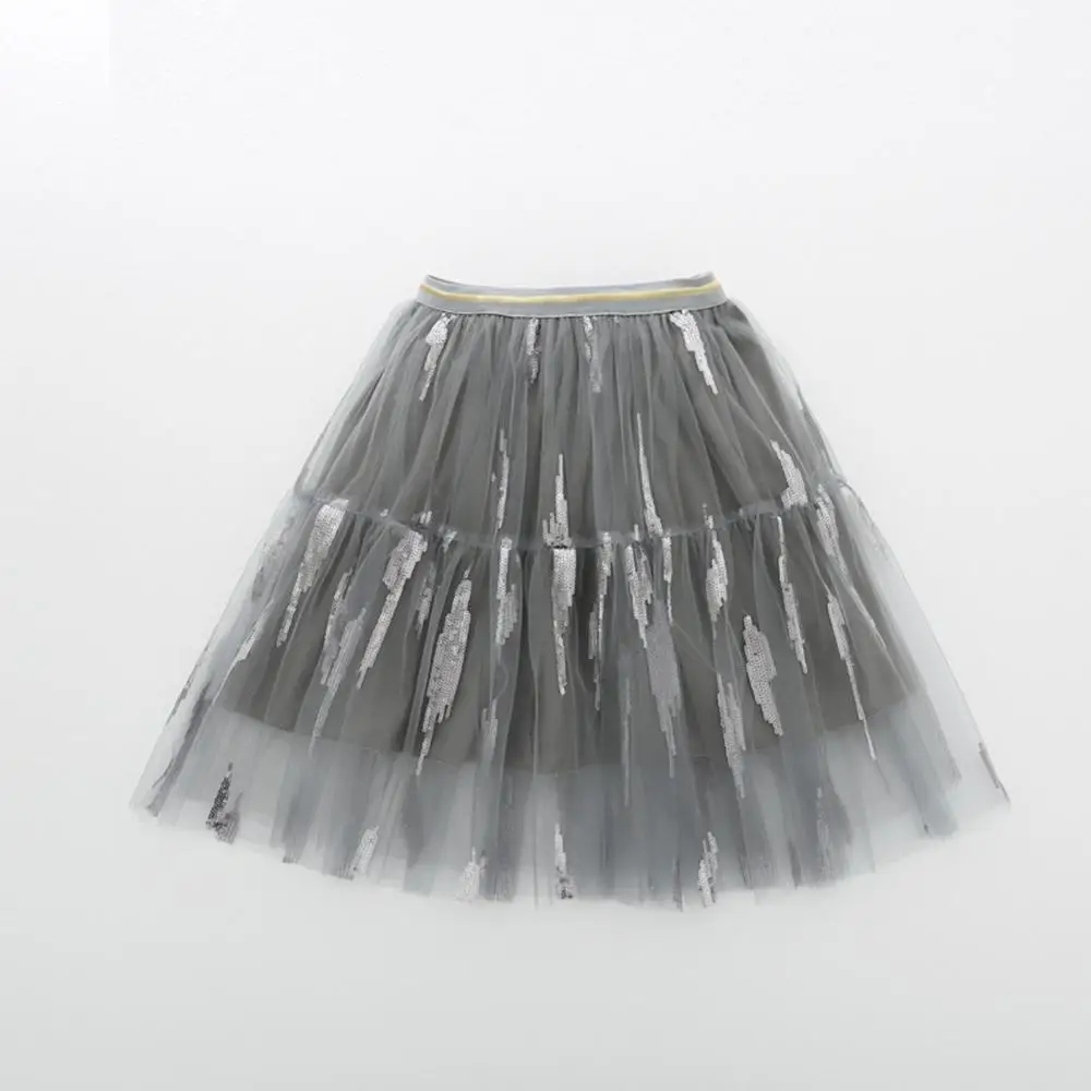 Юбка-пачка для девочек блестящая фатиновая юбка маленьких на свадьбу
