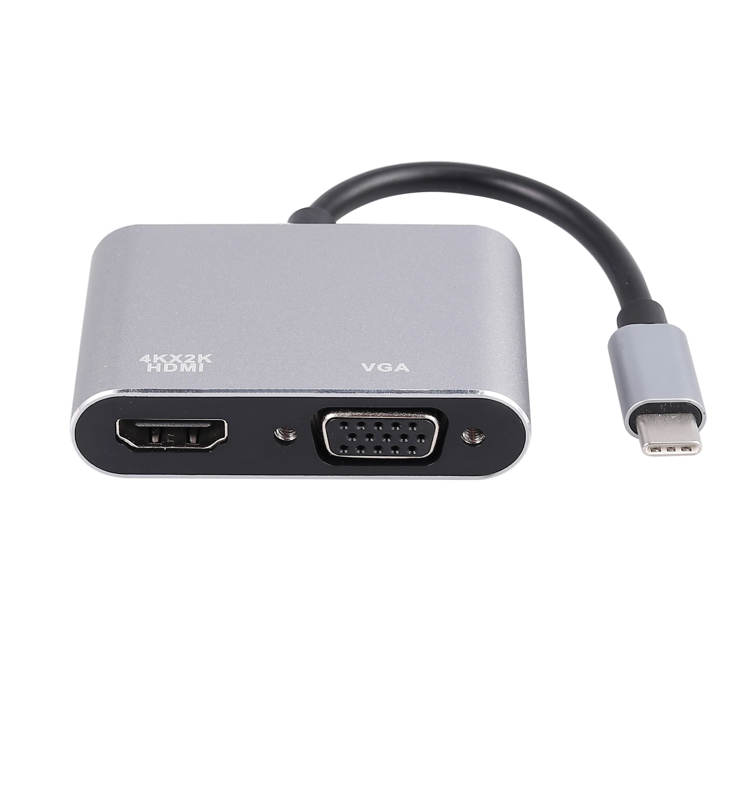LiNKFOR USB 3 1 type C к Vga Hdmi 4K конвертер UHD порт концентратор Новый usb VGA адаптер для
