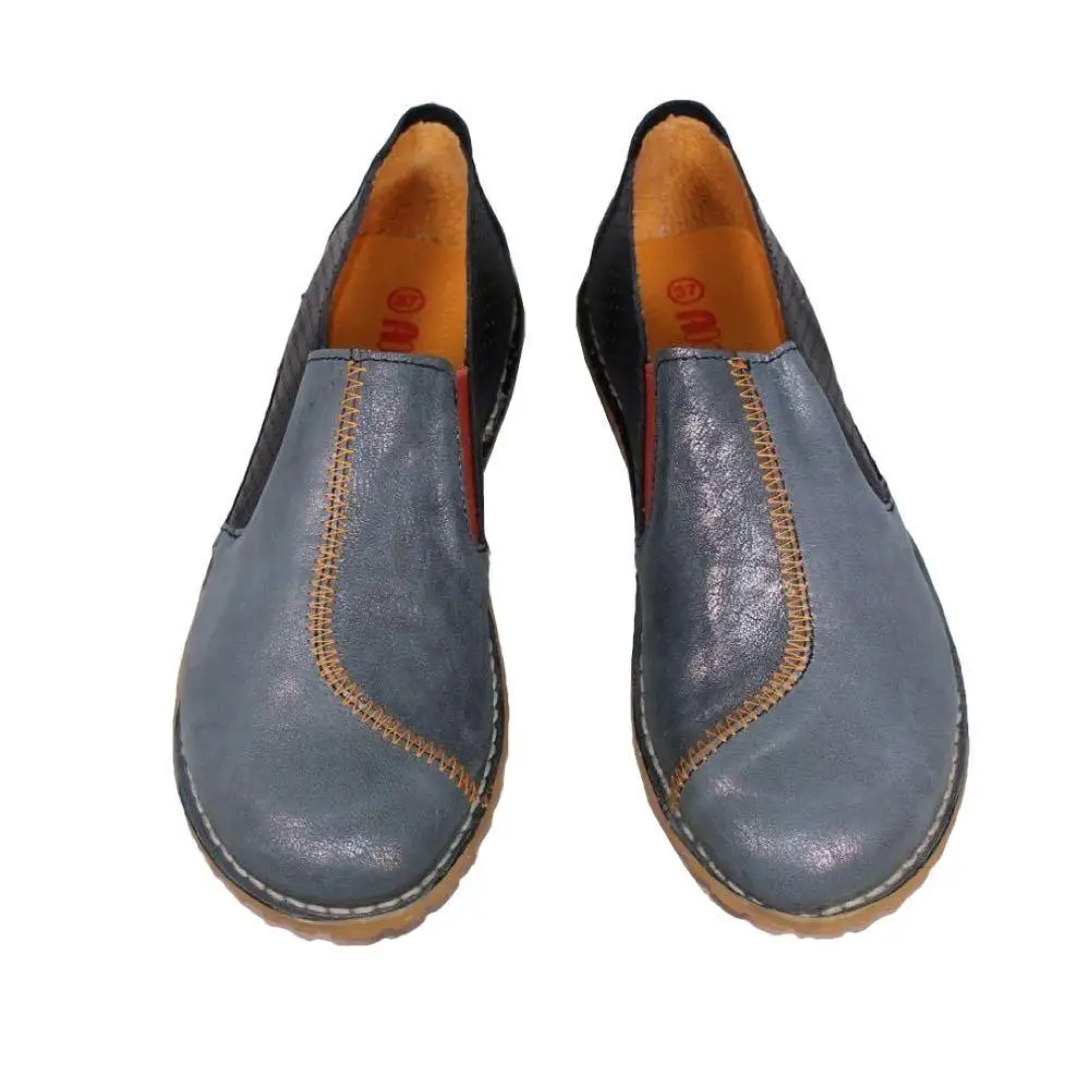 Лося женщина комбинированная обувь самолеты лось 9129 никель |Женские кроссовки и