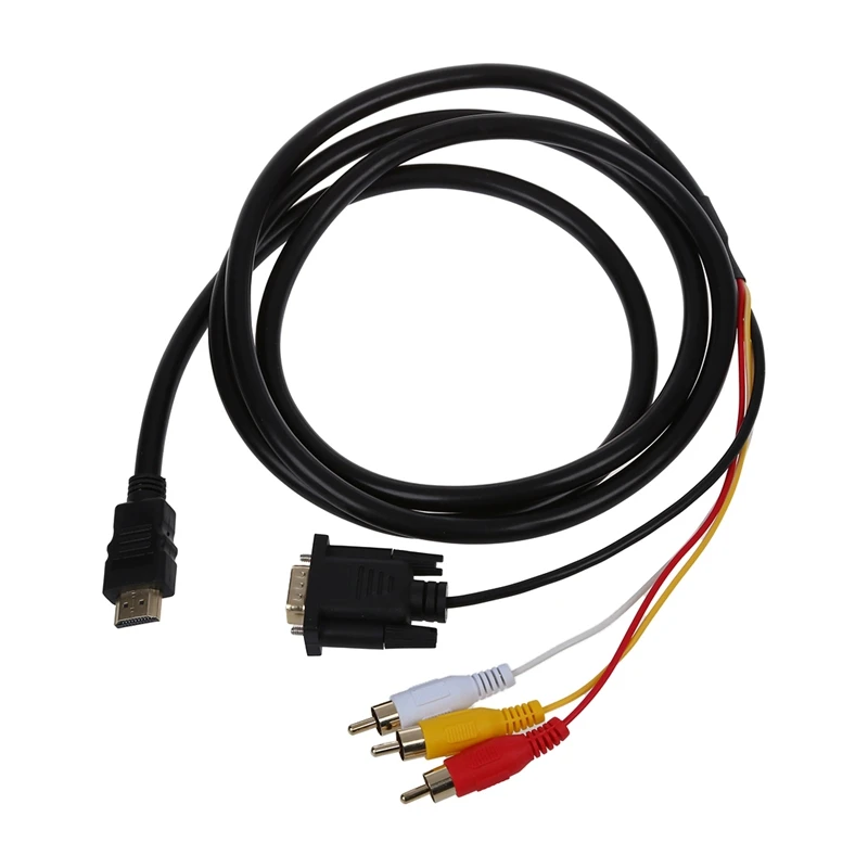 AABB- CABLE CONVERTER HDMI to VGA 3 RCA 1080P HDTV DVD | Электроника