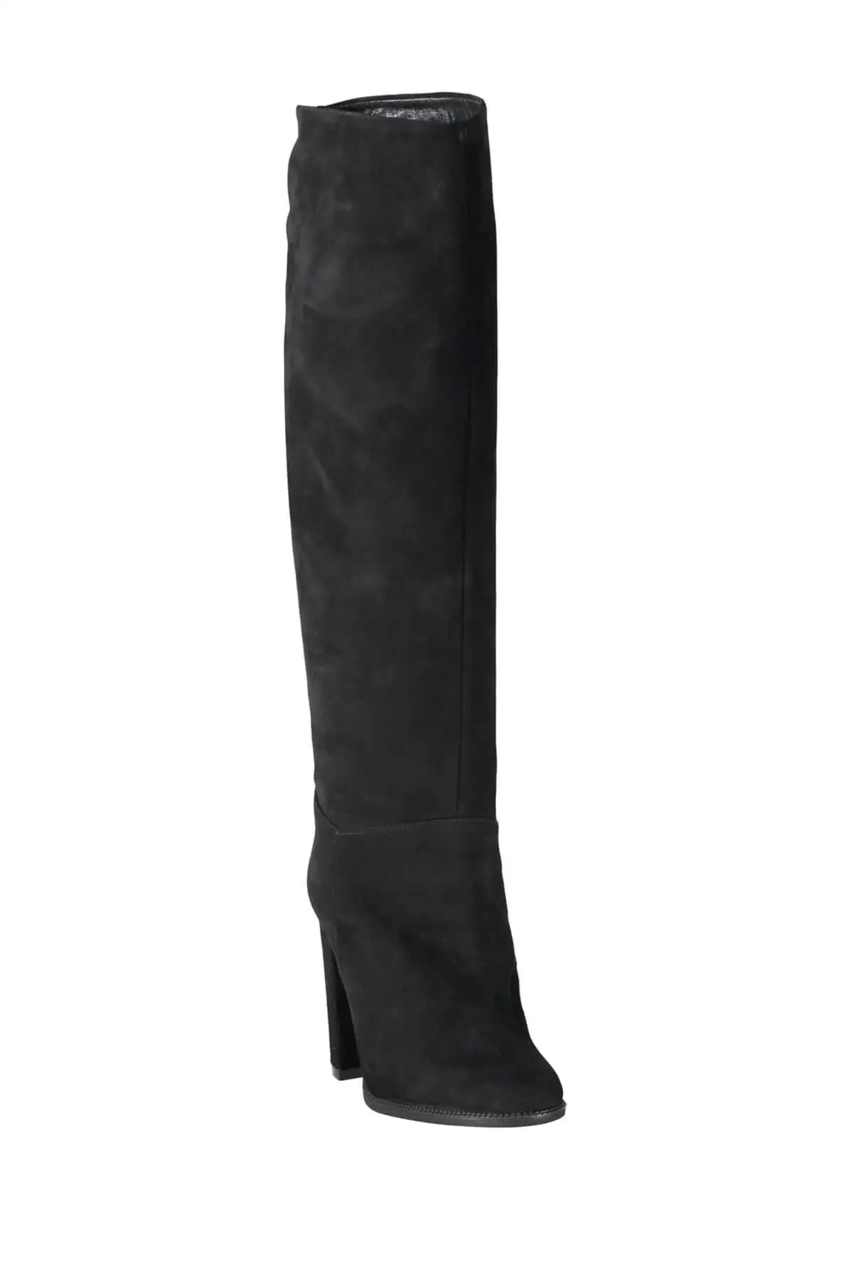 Trendyol Genuine Leather Black Suede Women Boots TAKAW19DS0034 |