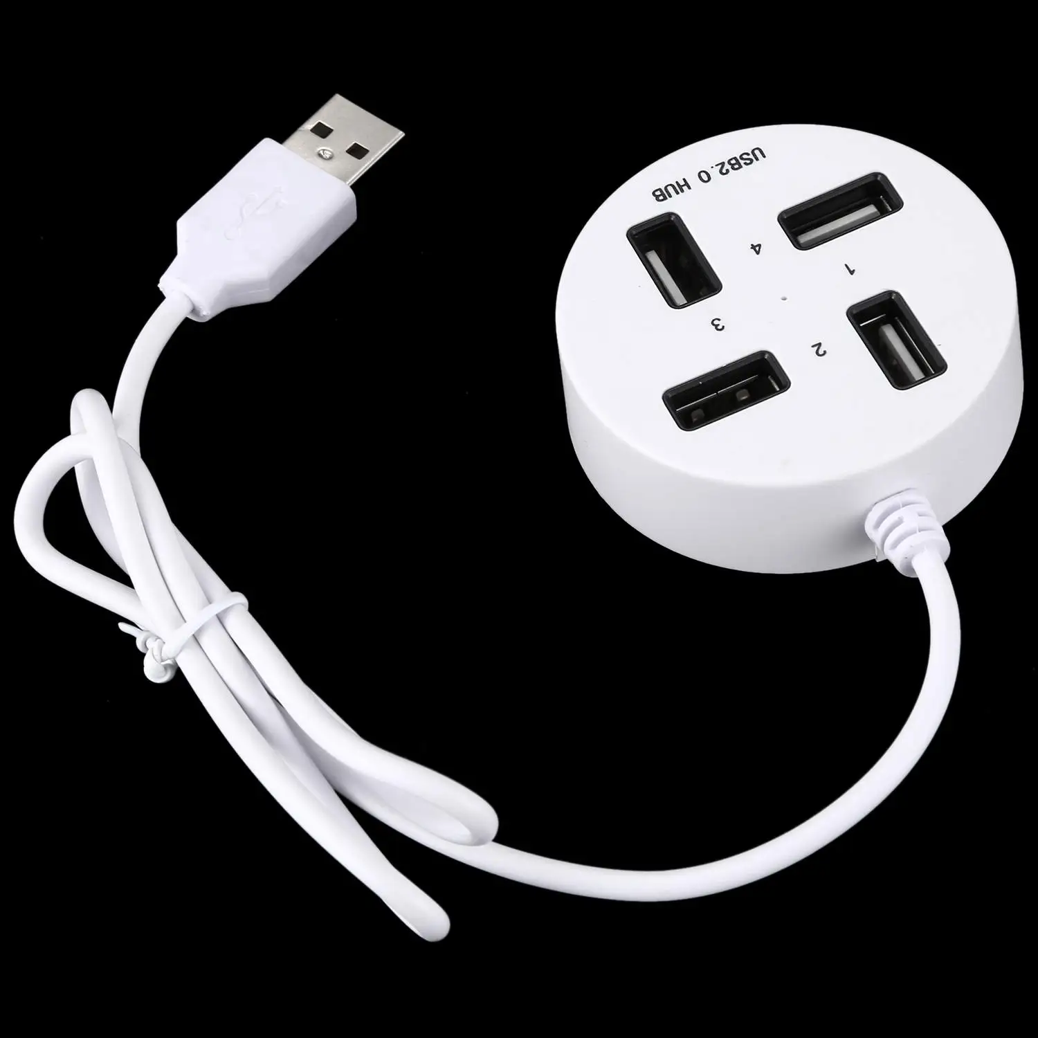 Топ Usb2.0 концентратор один для четырех Usb портов круглый сплиттер | Электроника