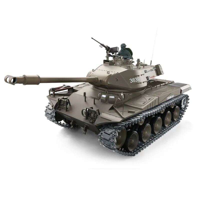 Лидер продаж Heng Long 1/16 3839 1 2 4G Радиоуправляемый танк игрушка U.S. M41A3 Wacker BulldogRadio Control RC