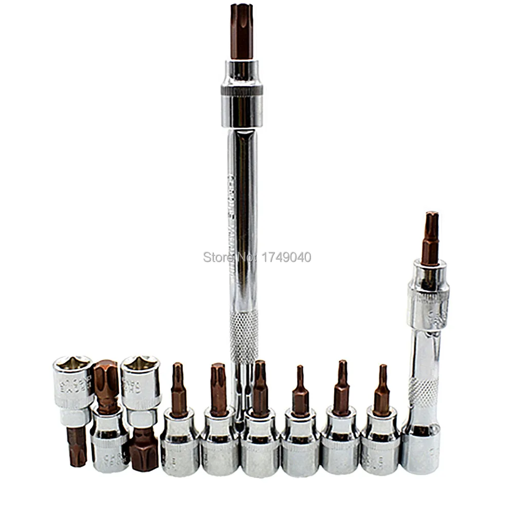 Торцевая отвертка Torx 11 шт./комплект ударная головка с квадратным приводом 3/8