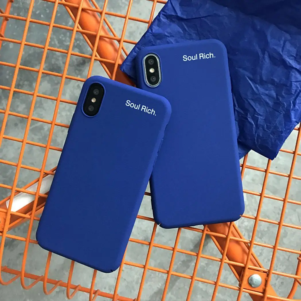 Модные чехлы для мобильных телефонов с буквенным принтом iPhone XS Max XR X 10 8 7 6 S Plus