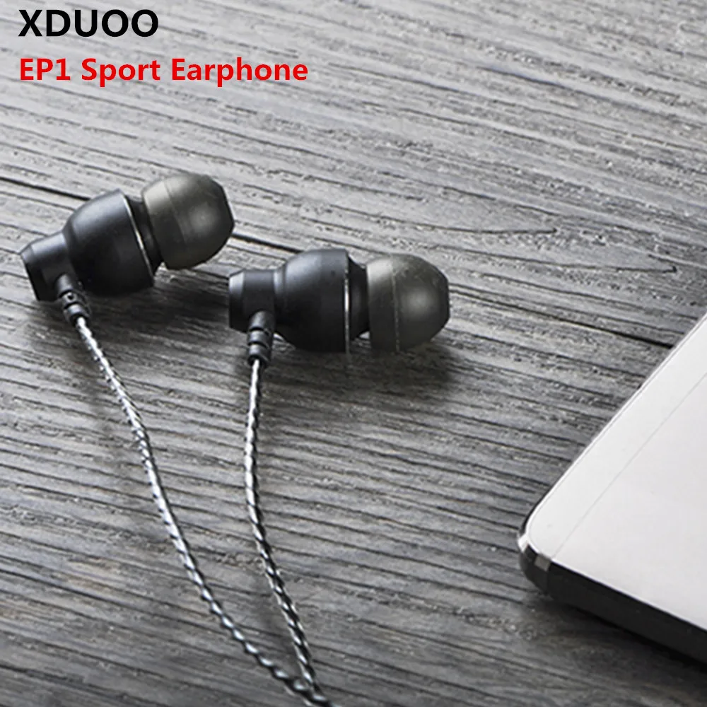 XDuoo EP1 в ухо музыки динамический наушник спортивные стереонаушники Шум
