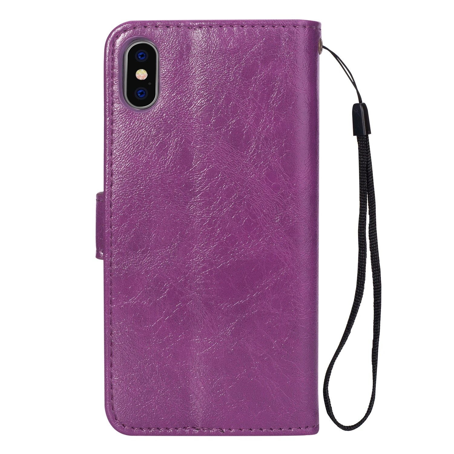 For Apple iPhone X 10 6 6S 7 Plus 8 Leather Book Flip Stand Design Wallet Case Soft Cover With Card Holder | Мобильные телефоны и