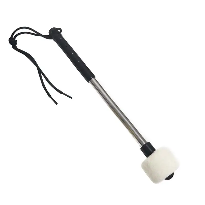 Басовый барабан ударный из шерсти Войлок ручка нержавеющей стали инструмент