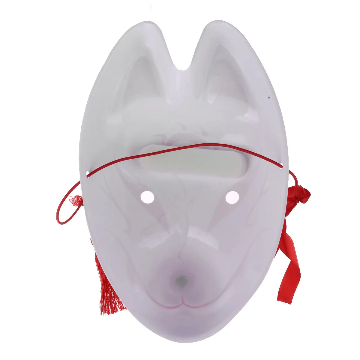 Окрашенная вручную японская ПВХ маска кролика/лисы TiaoBug с кисточками