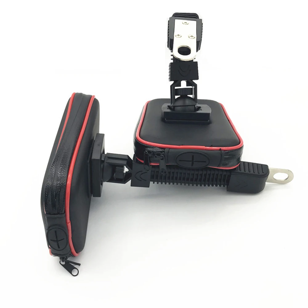 Motorcycle Bicycle Bracket Rearview /Handlebar Holder Mount Waterproof Bag Pouch Cover Case for Universal Mobile Phone GPS | Автомобили и