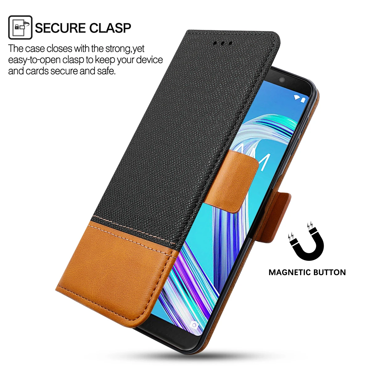 Для Asus ZenFone Max Pro M1 ZB601KL/ZB602KL чехол для телефона с Откидывающейся Крышкой держатель