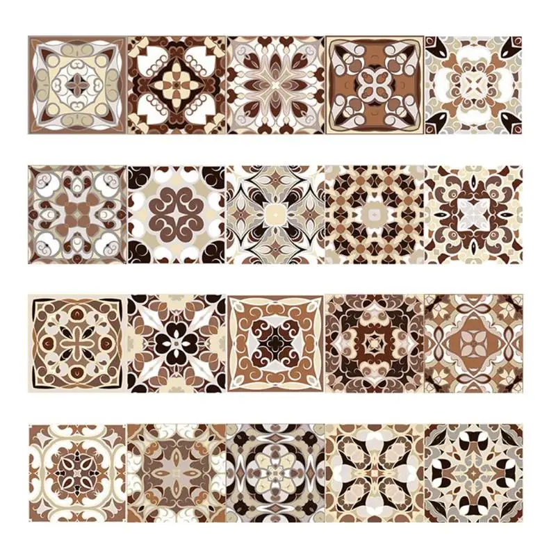 Ретро самоклеющиеся настенные наклейки для дома плитка пол фон спальни шкаф